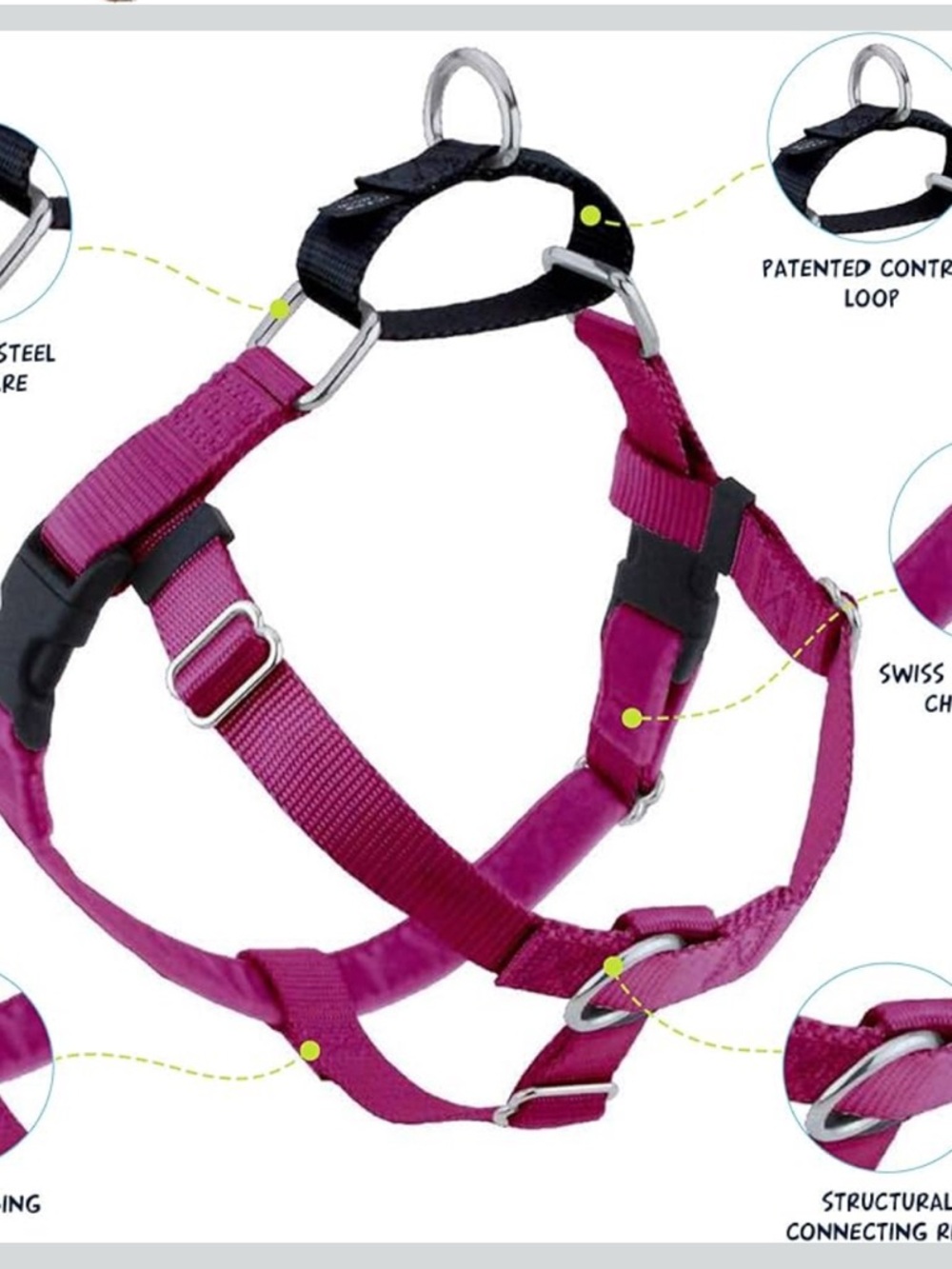 2 Hounds Design: Freedom No-Pull Harness - Picture 11 of 11